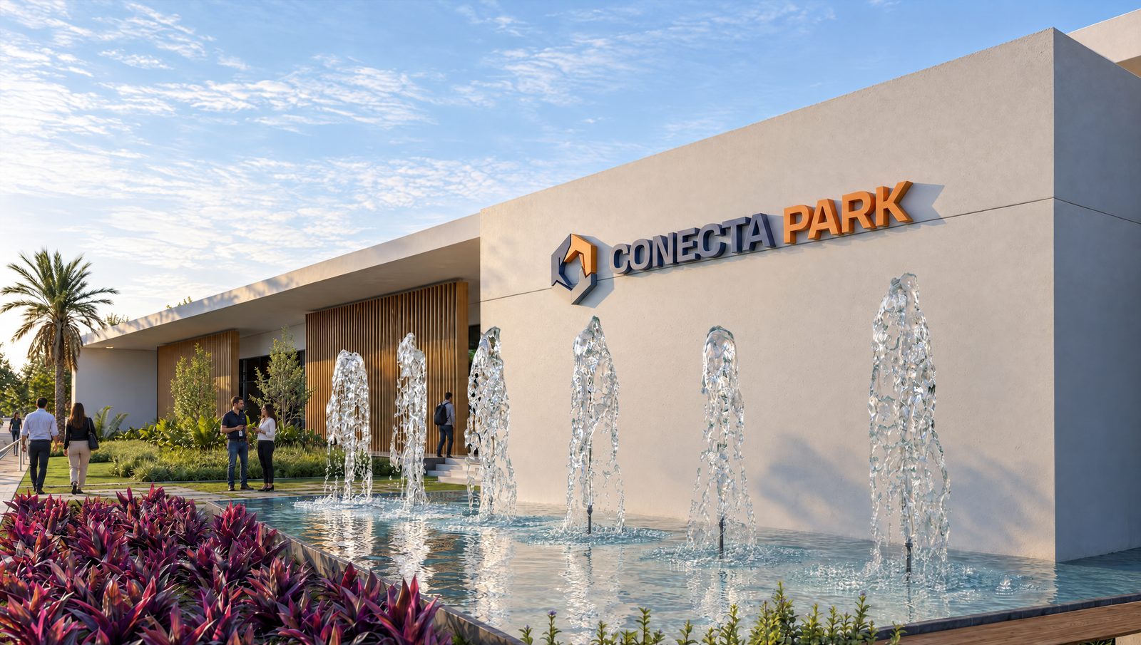 Hub Corporativo do Conecta Park, condomínio empresarial de lotes em Benevides